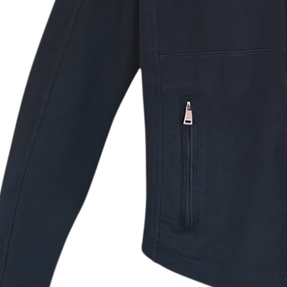 Lauren Ralph Lauren Zip-Up Jacket Navy Performance Activewear M - Picture 4 of 9